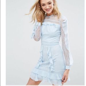 True Decadence TALL Long sleeve lace dress